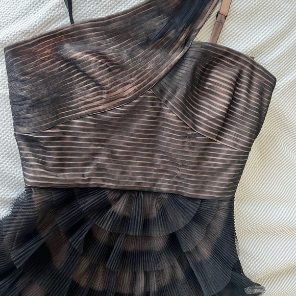 Black BCBGMaxAzria mini dress in size 4- worn once - Picture 5 of 6